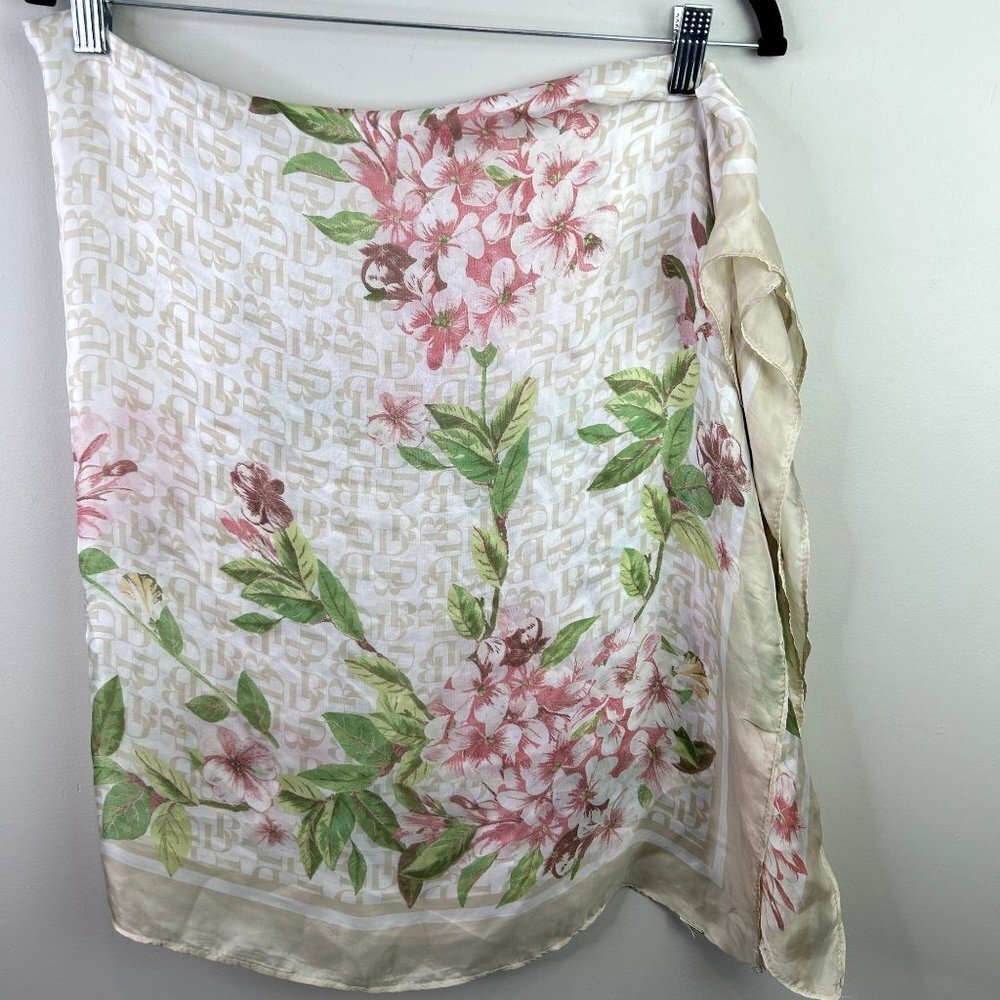 DB‎ floral beige scarf